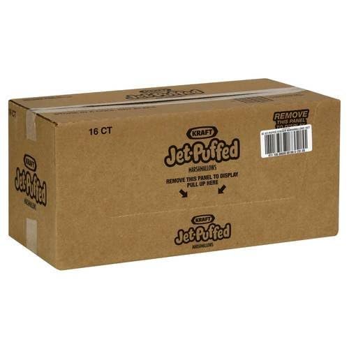 Kraft Jet Puffed Stacker Marshmallow, 8 Ounce -- 16 per case.