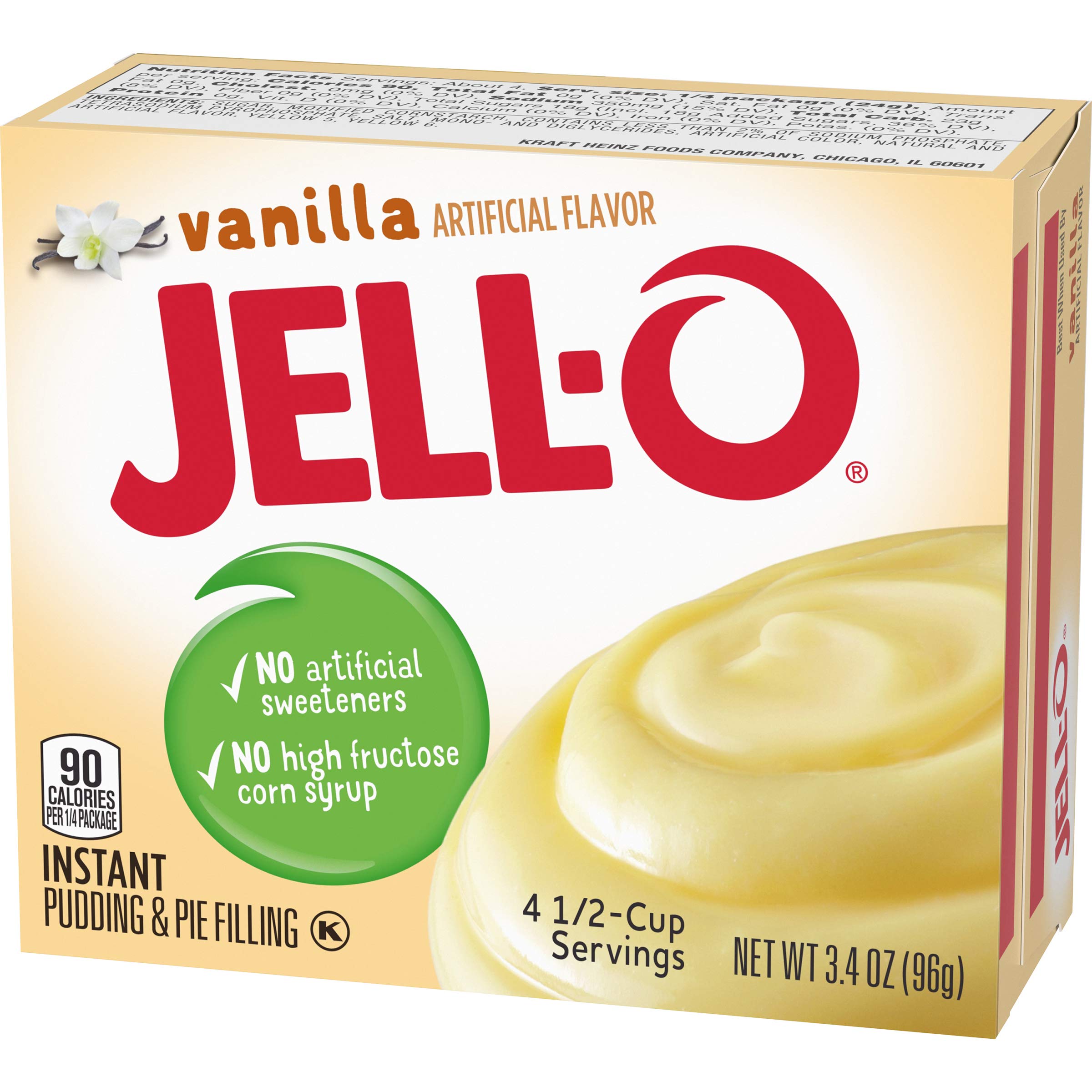 Jell-O Vanilla Instant Pudding & Pie Filling Mix (24 ct Pack, 3.4 oz Boxes) 5
