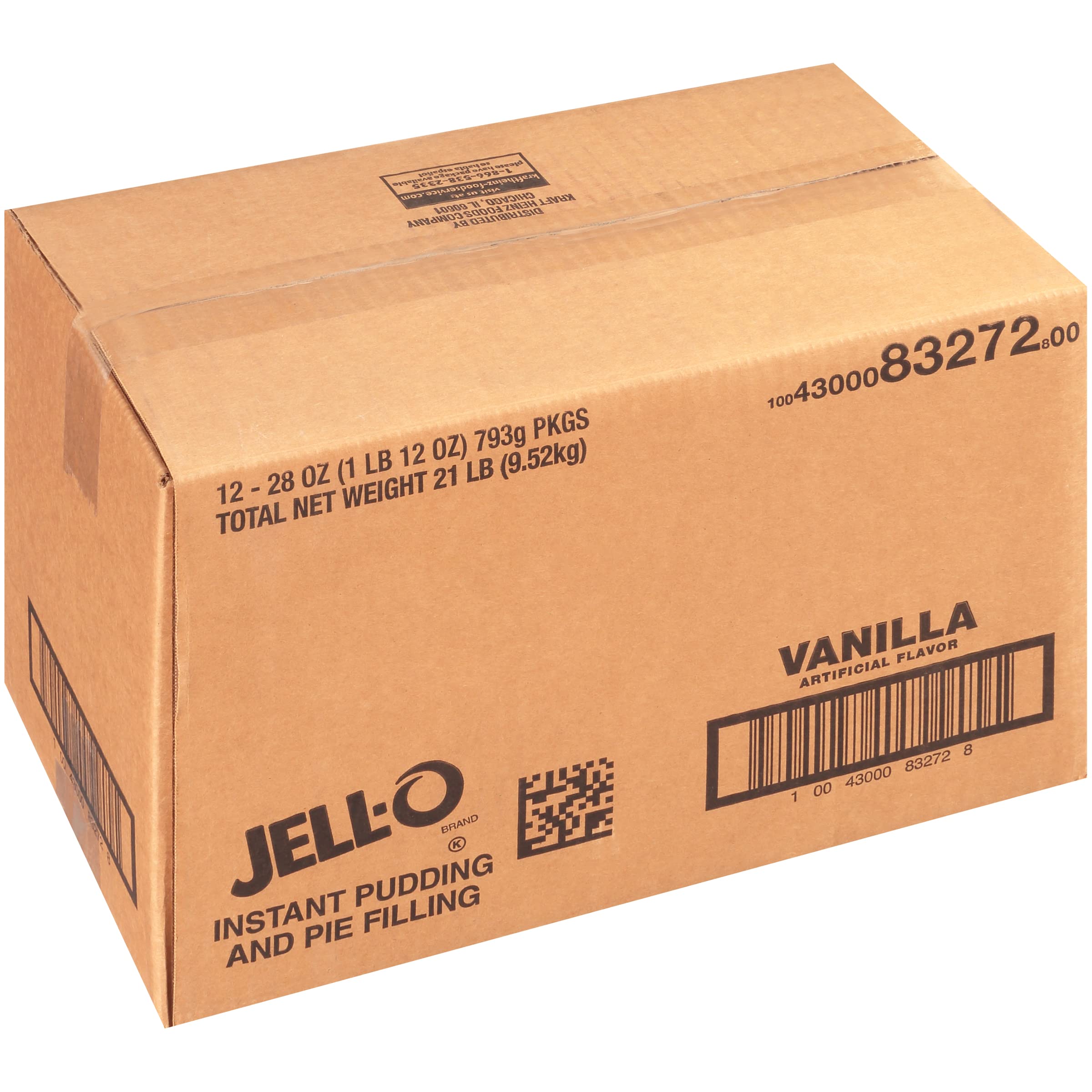 JELL-O Instant Vanilla Pudding & Pie Filling Mix (28 oz Boxes, Pack of 12) 4