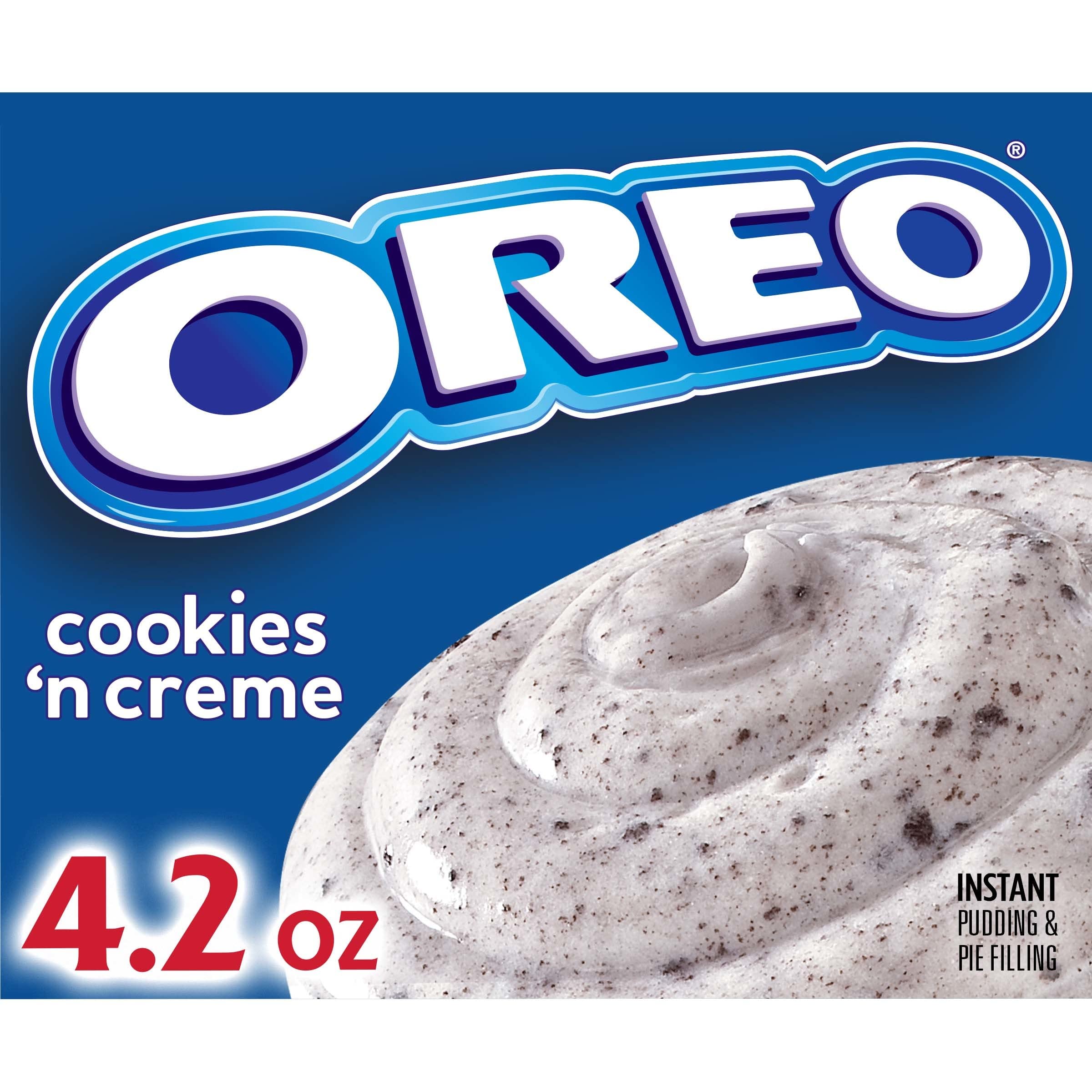 Jell-O Oreo Cookies 'n Creme Instant Pudding & Pie Filling Mix (24 ct Pack, 4.2 oz Boxes) 2