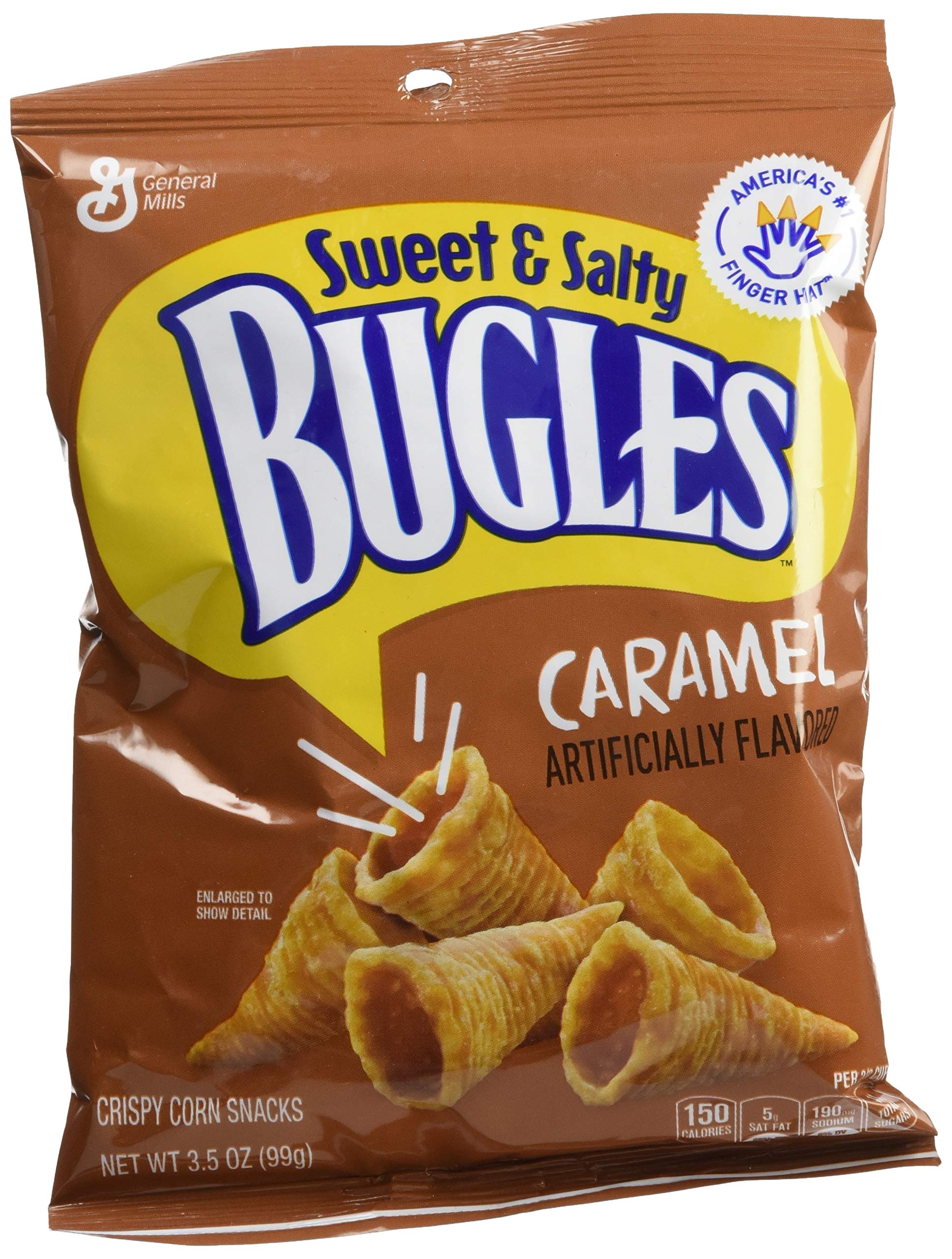 Bugles Corn Snacks, Caramel, 3.5 Oz (Pack of 7) 2