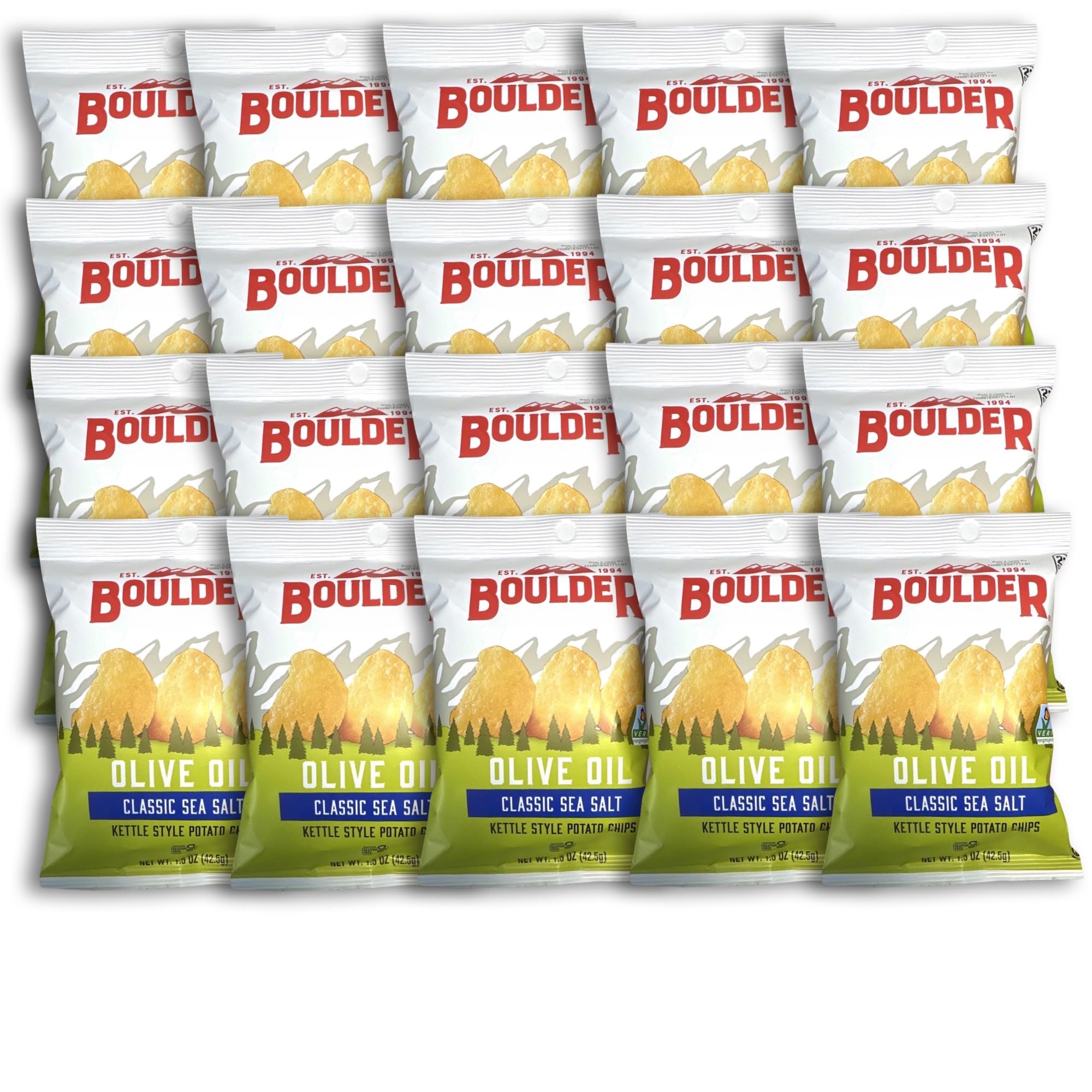 Olive Oil Potato Chips from Boulder Value   |  20 Bags (Olive Oil) 3