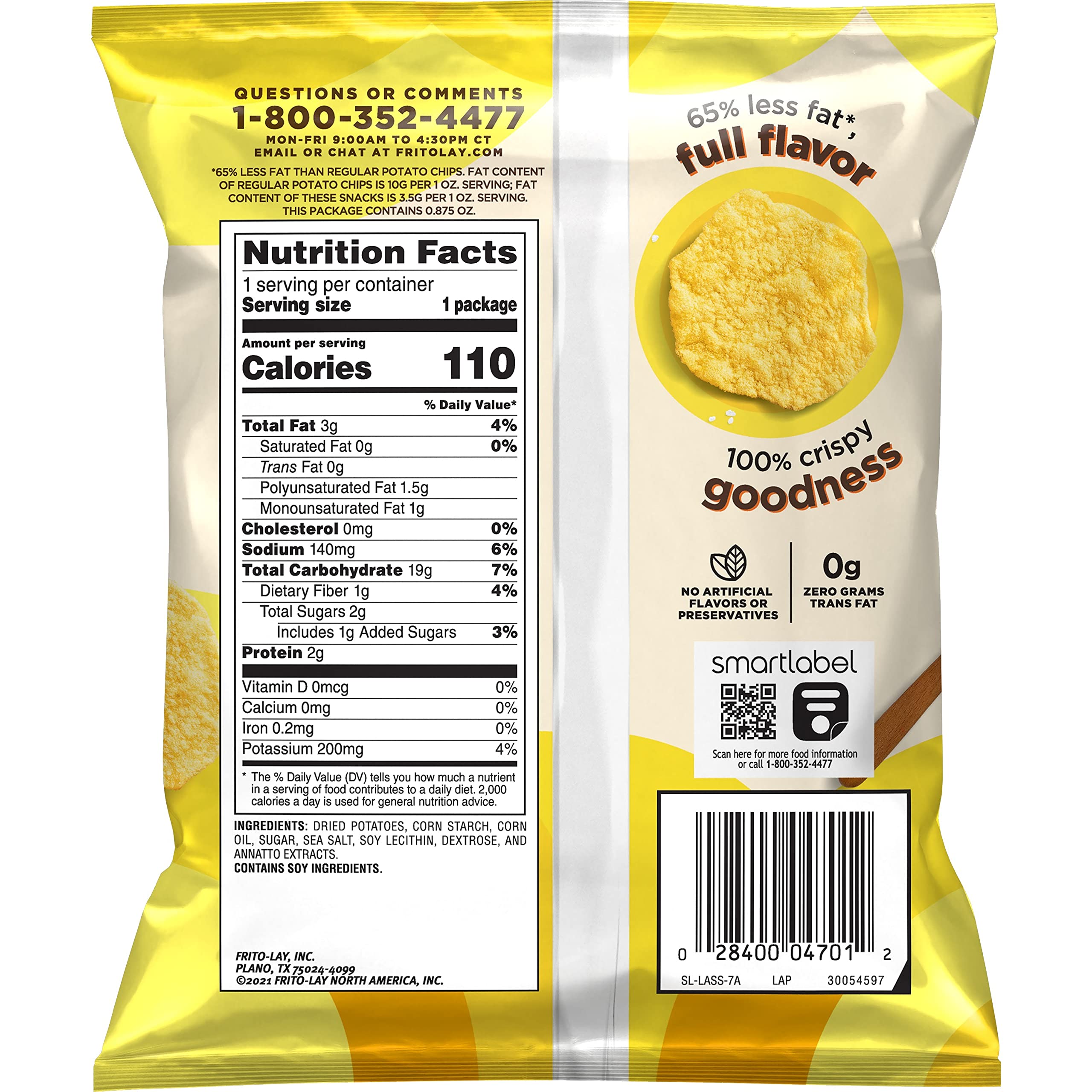 Baked Lay's Potato Chips, 0.87 Ounce (Pack of 40) 3