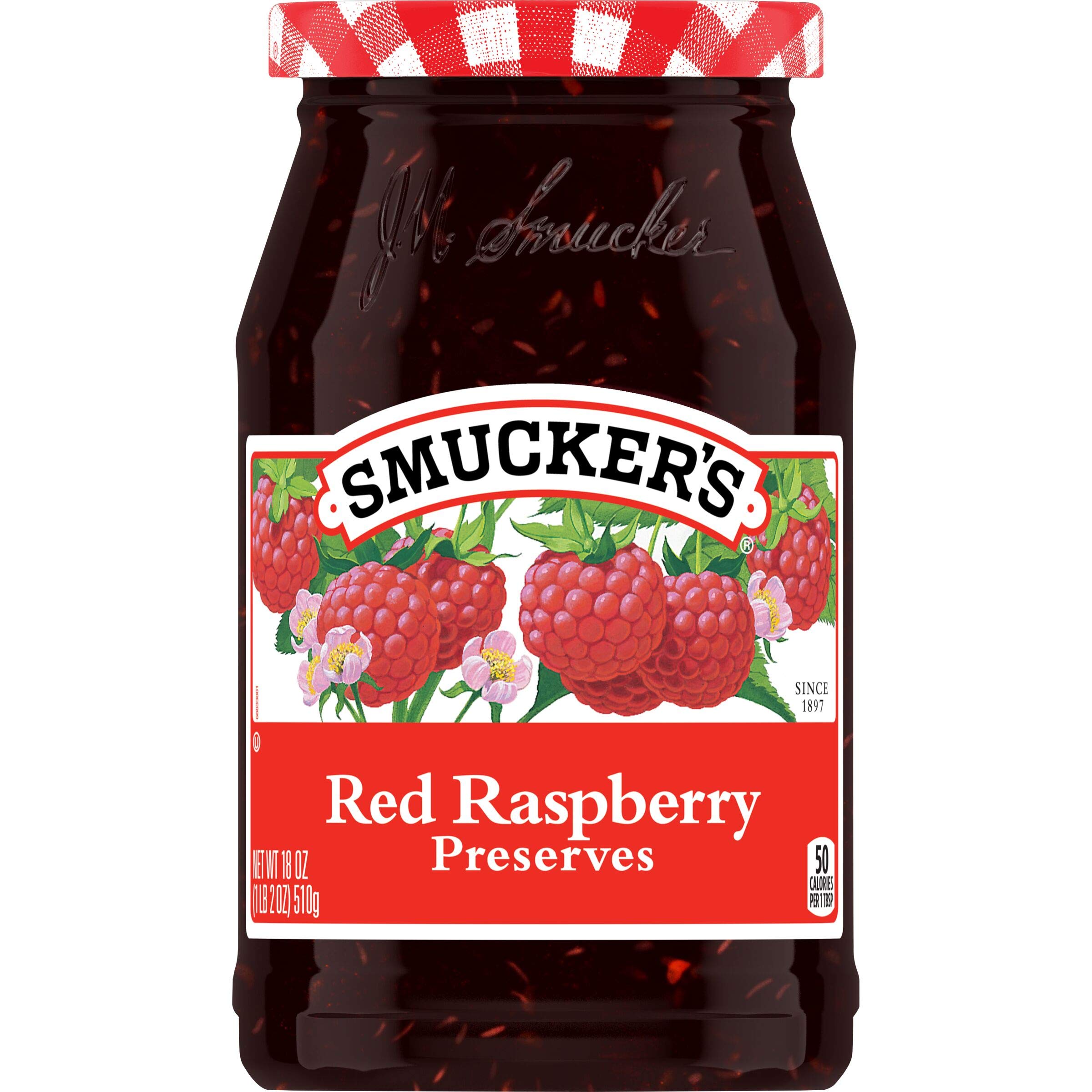 Smucker's Strawberry and Red Raspberry Preserves Variety Pack, 18 Ounces (Pack of 3) 4
