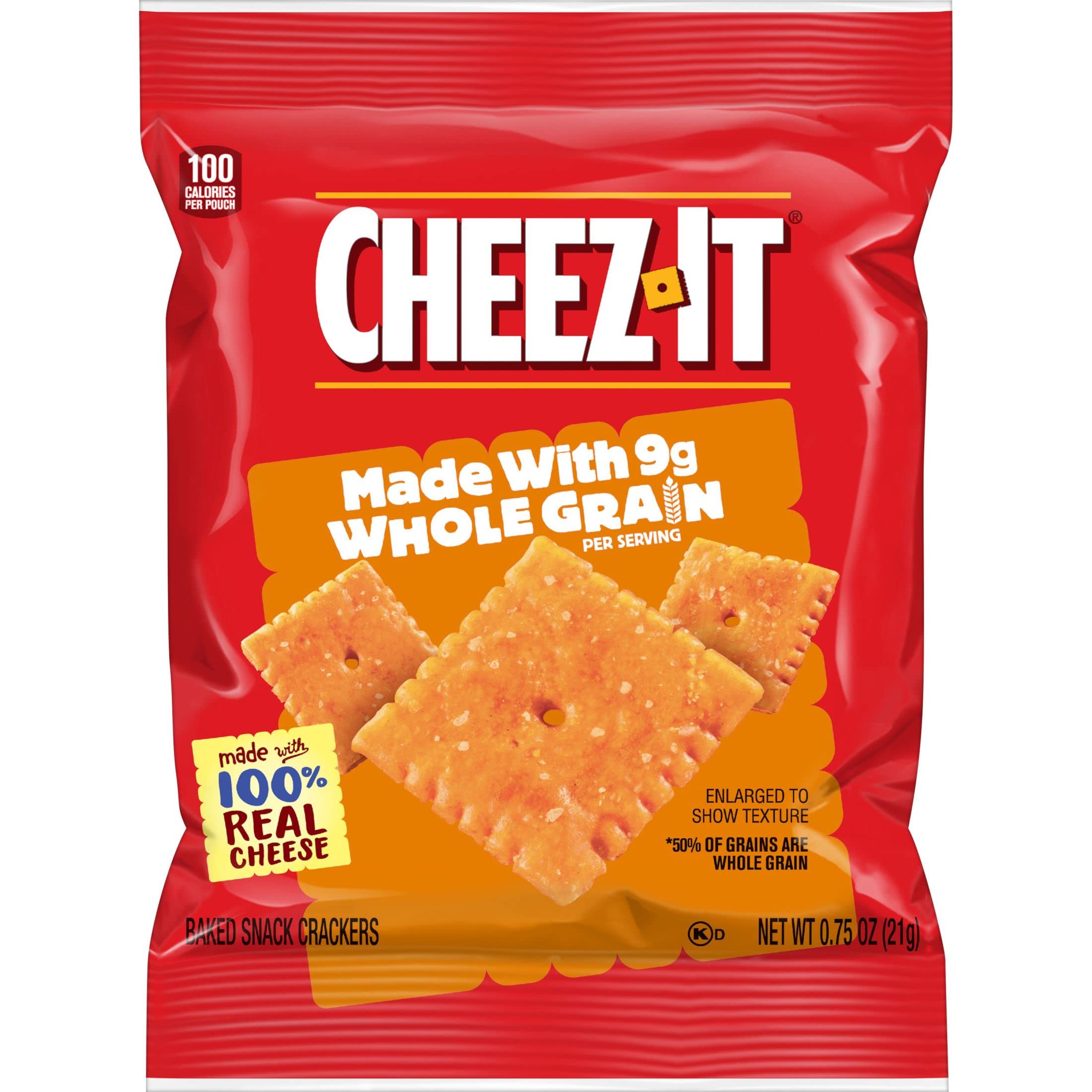 Cheez-It Baked Snack Cheese Crackers, made with 9g Whole Grain, .75oz (175 count) 2