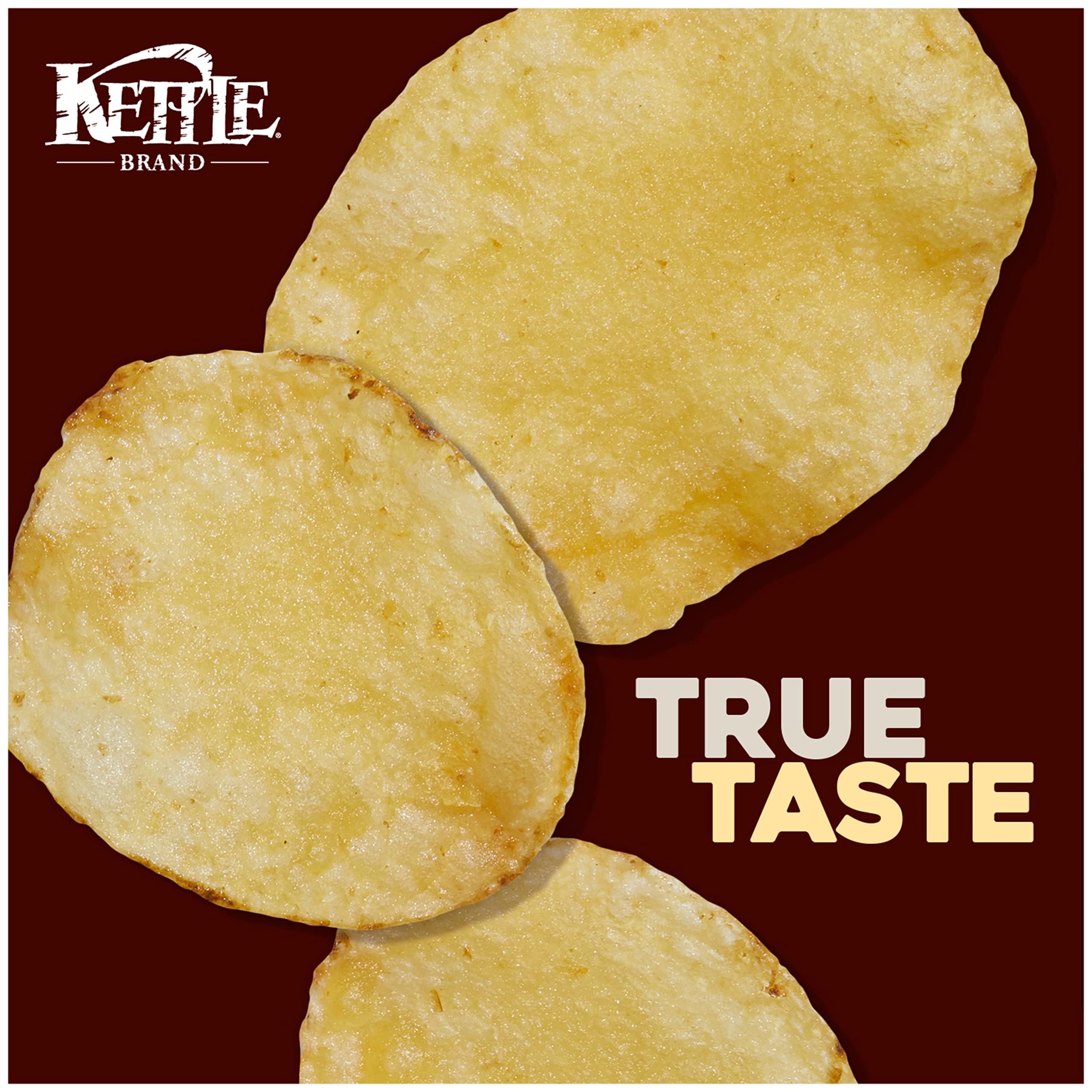Kettle Brand Potato Chips, Unsalted Kettle Chips, 5 Oz (Pack of 15) 6