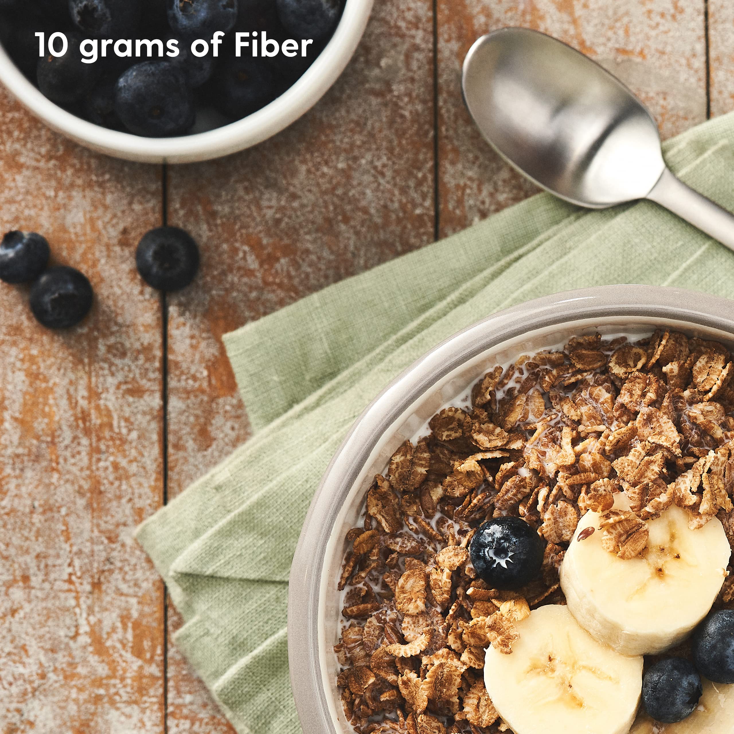 Uncle Sam Original Wheat Berry Flakes Cereal, High Fiber, Whole Grain, Non-GMO Project Verified, Kosher, Heart Healthy, Vegan, 10 Oz Box (Pack of 12) 5