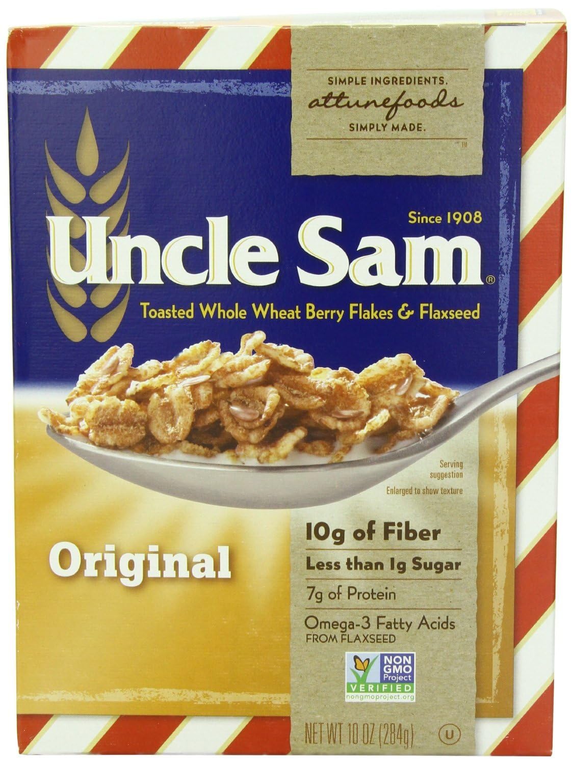Uncle Sam Original Cereal 10 Ounces (Case of 12) 2
