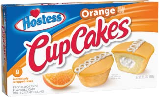 Hostess Orange Cupcakes 8 Count Pack of 2 2