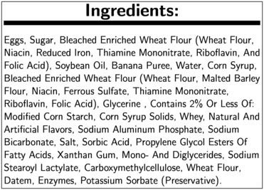 Hostess Banana Jumbo Mega Muffin, 5.5 Ounce -- 36 per case. 3