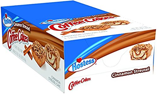 Hostess Coffee Cakes, Cinnamon Streusel, 2.89 Ounce, 8 Count