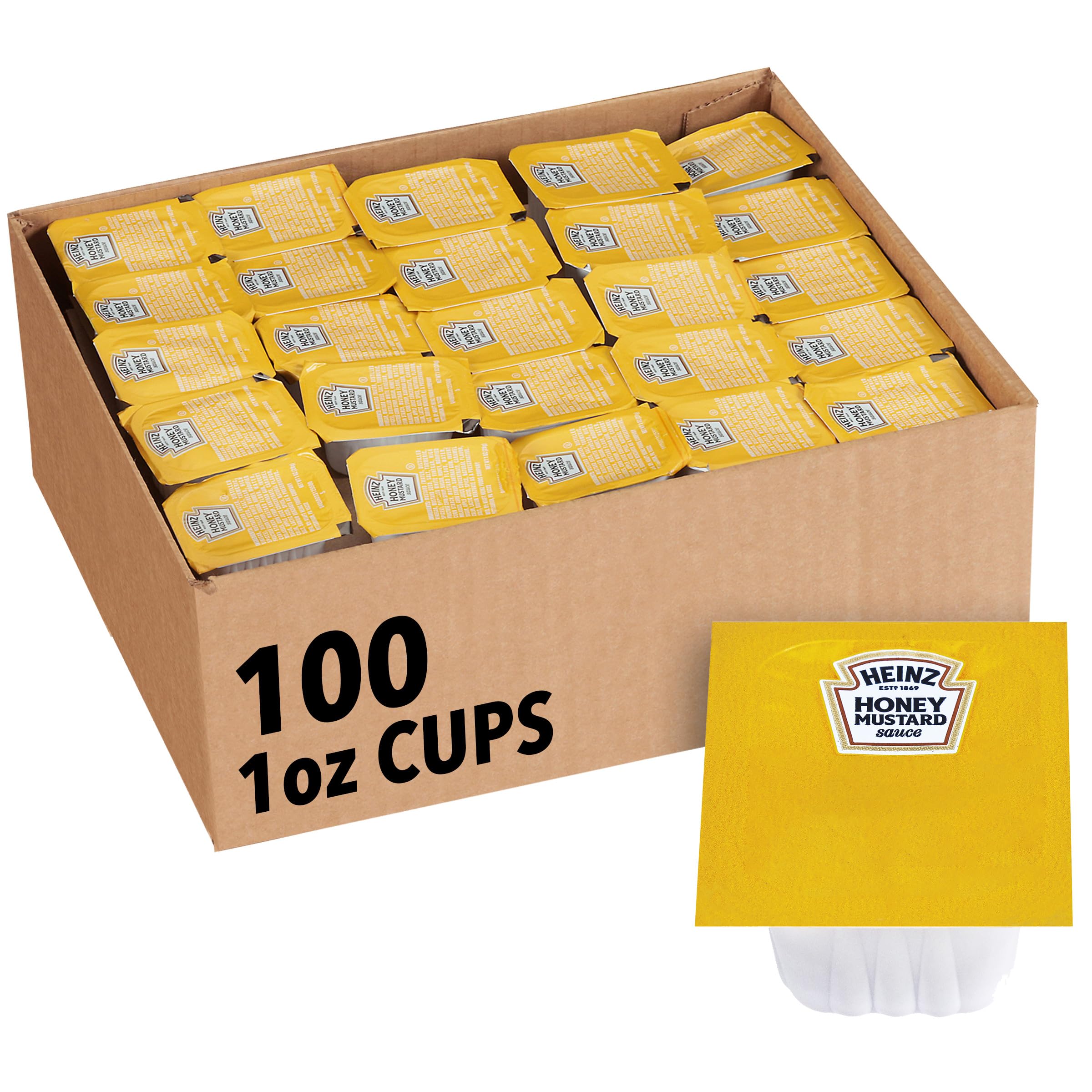 Heinz Honey Mustard Sauce (1 oz Cups, Pack of 100) 2
