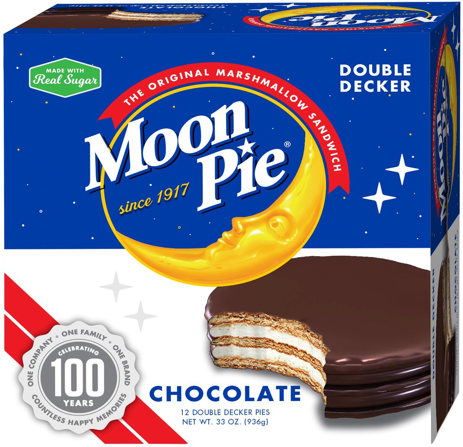 Moon Pie Double Decker Chocolate Marshmallow Sandwich, 72 Count Total 2