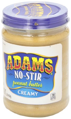 Adams NO-STIR Natural CREAMY PEANUT BUTTER 16oz (3 Pack) 6