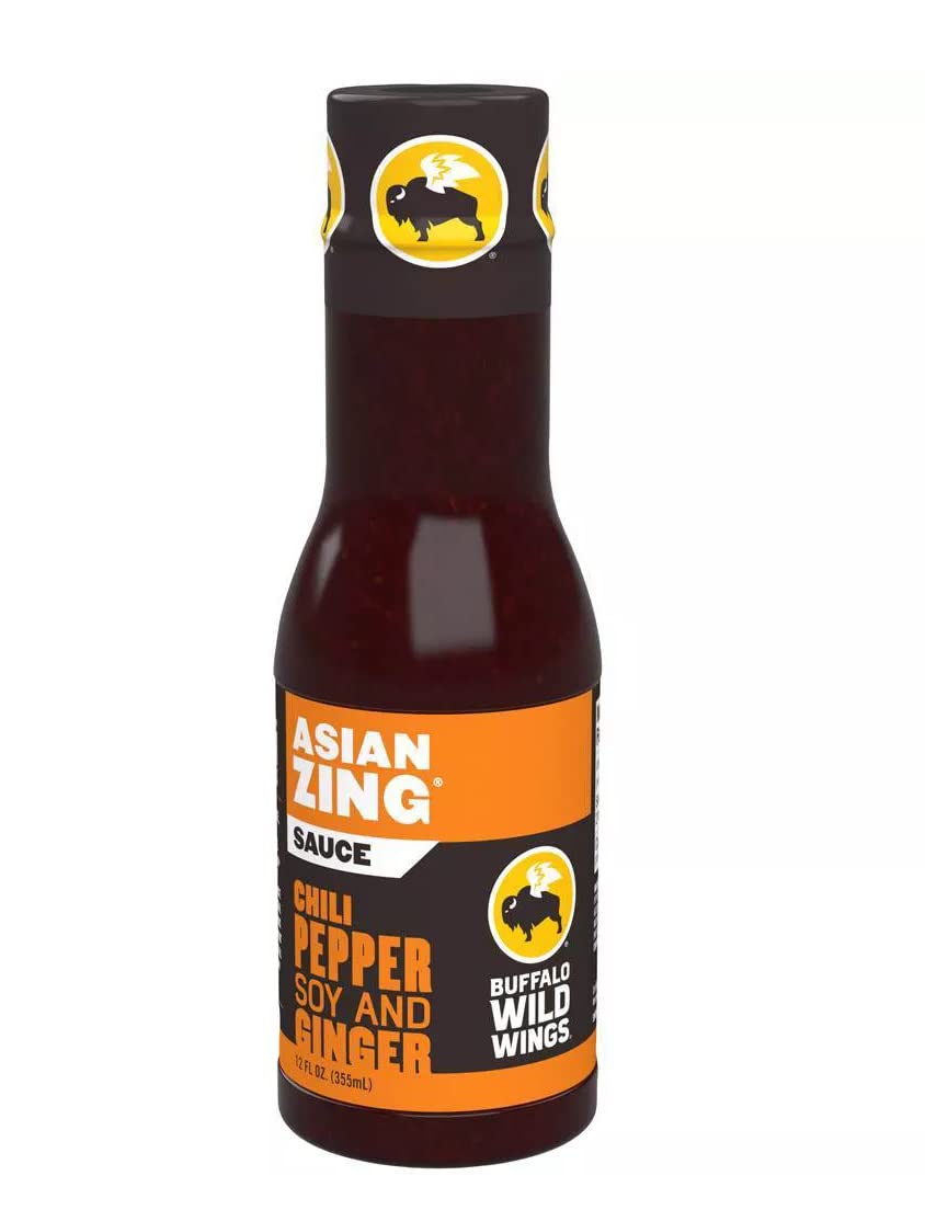 Asian Zing Sauce Chili with Pepper Soy & Ginger - 2 Bottles 12 fl.oz ( 355g) each. By Buffalo Wild Wings 3