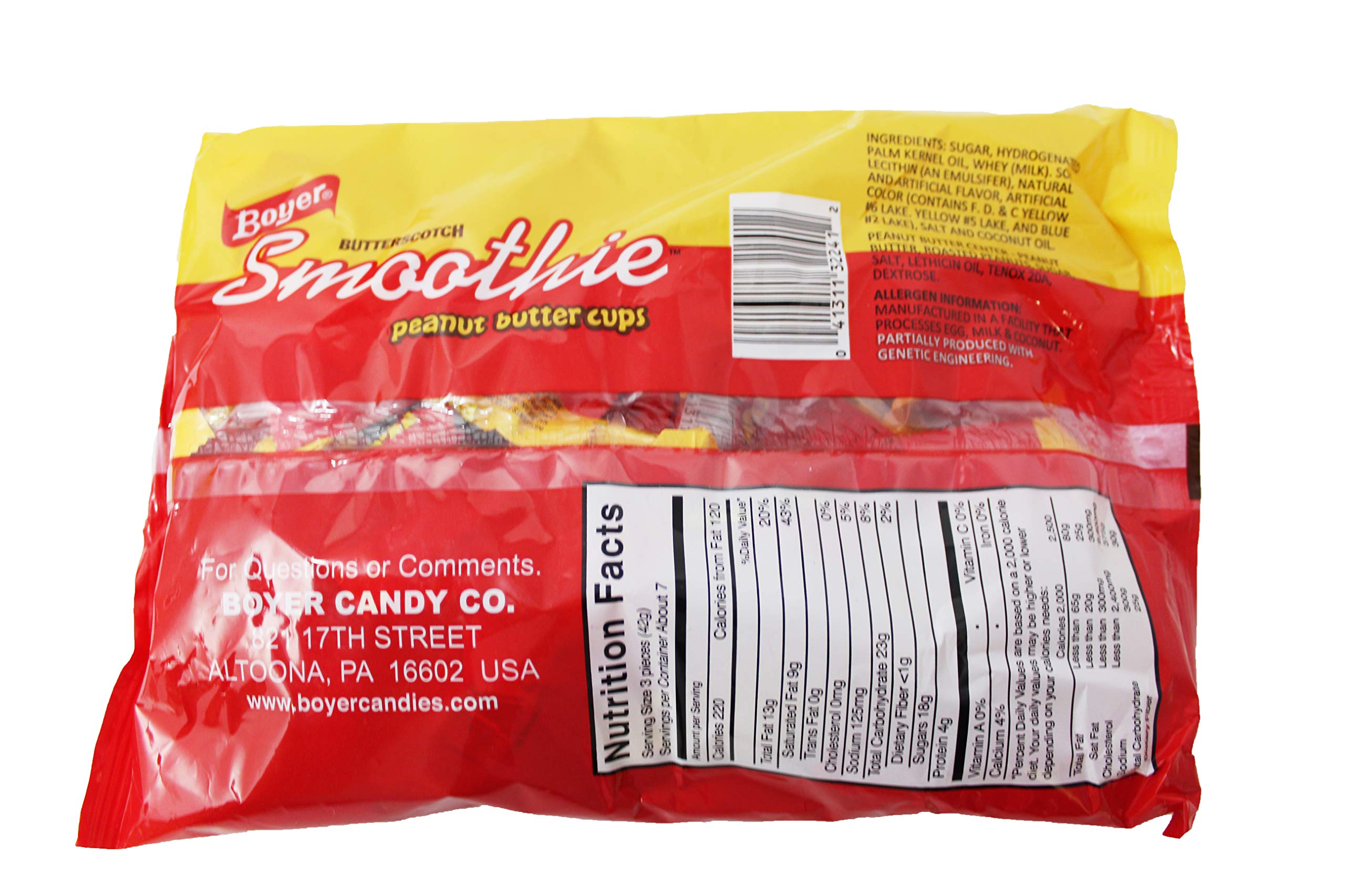 Boyer Butterscotch Peanut Butter Smoothie Cups Fun Bites 10oz Bag. 2