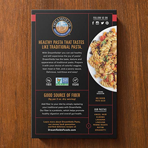 Dreamfields Healthy Pasta Living Rotini, 13.25-Ounce Boxes (Pack of 12) 3