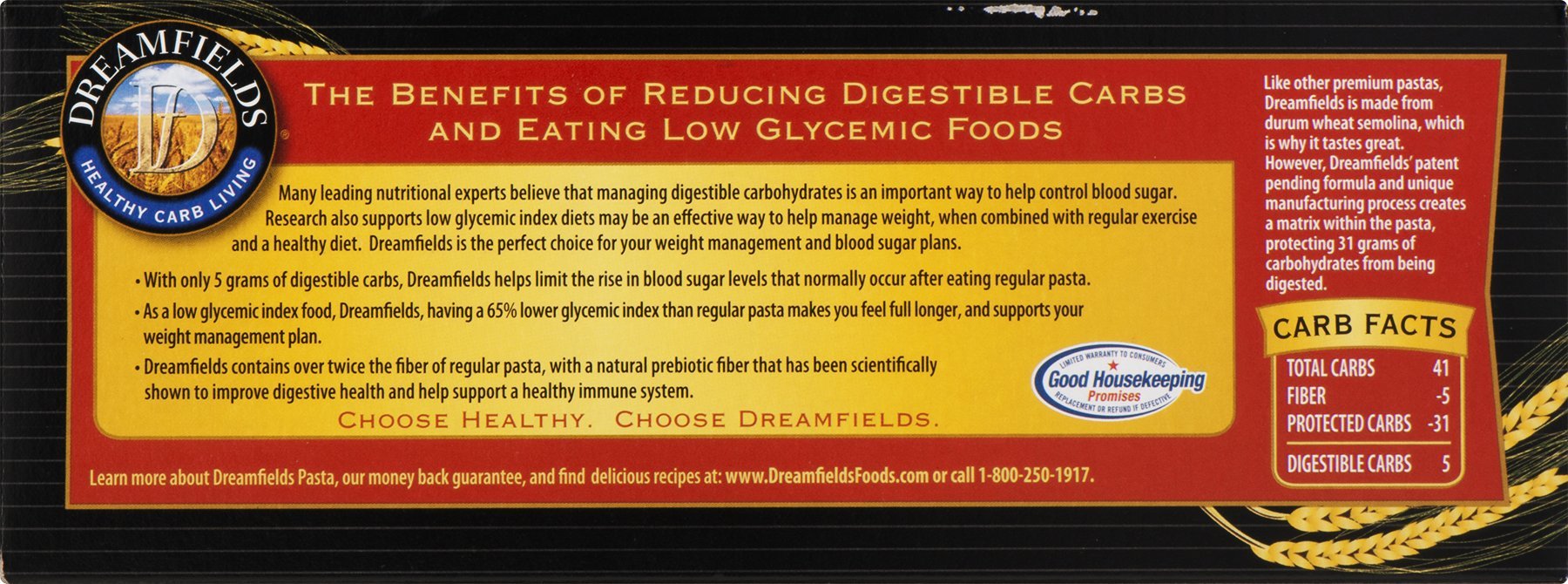 Dreamfields Healthy Pasta Living Lasagna, 13.25-Ounce Boxes (Pack of 6) 5