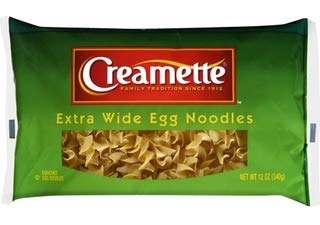 Creamette Extra Wide Egg Noodles 12 oz. (Pack of 2)