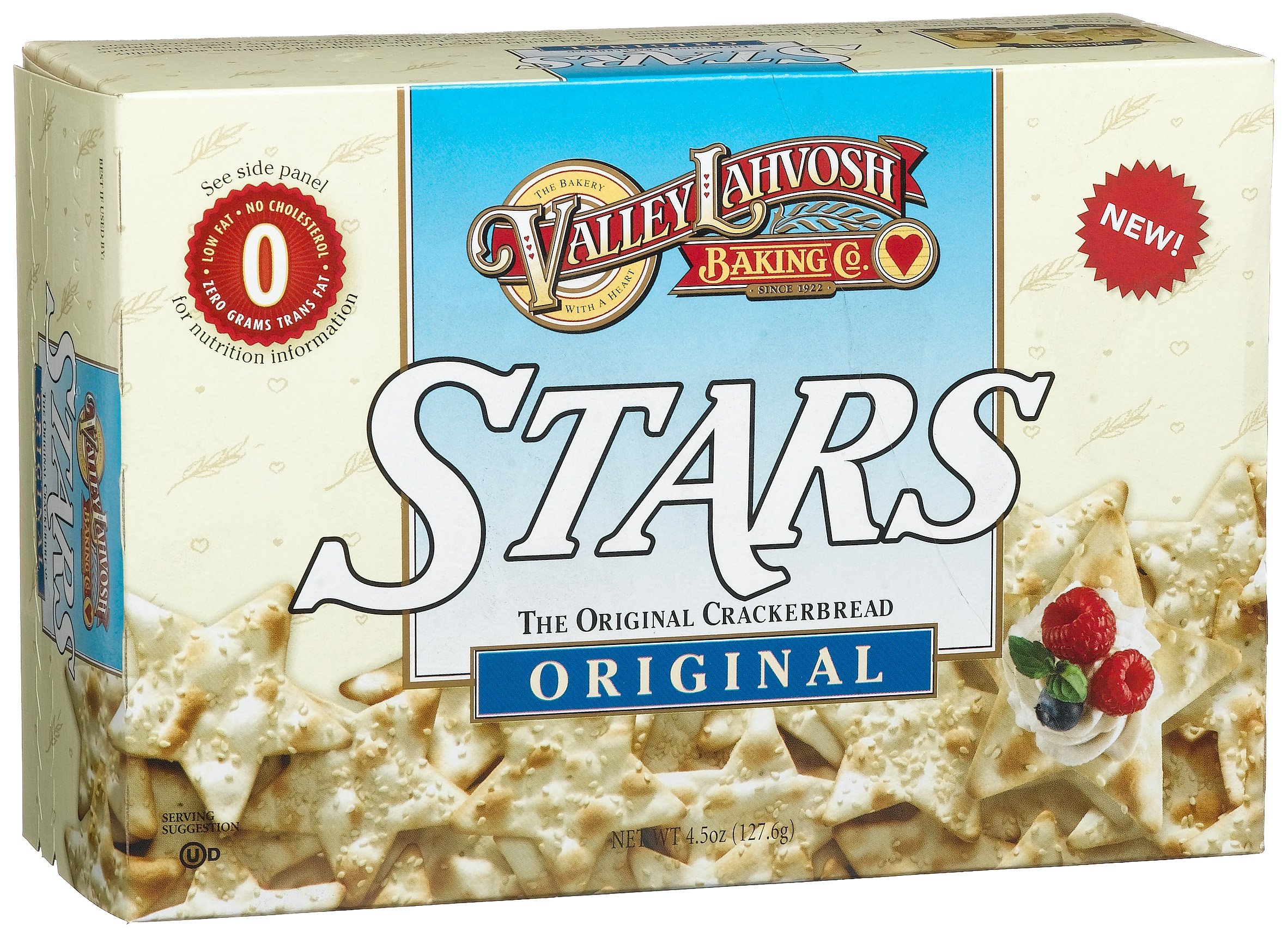 Valley Lahvosh Baking Co. Stars Crackerbread, 4.5-Ounce Boxes (Pack of 12) 2