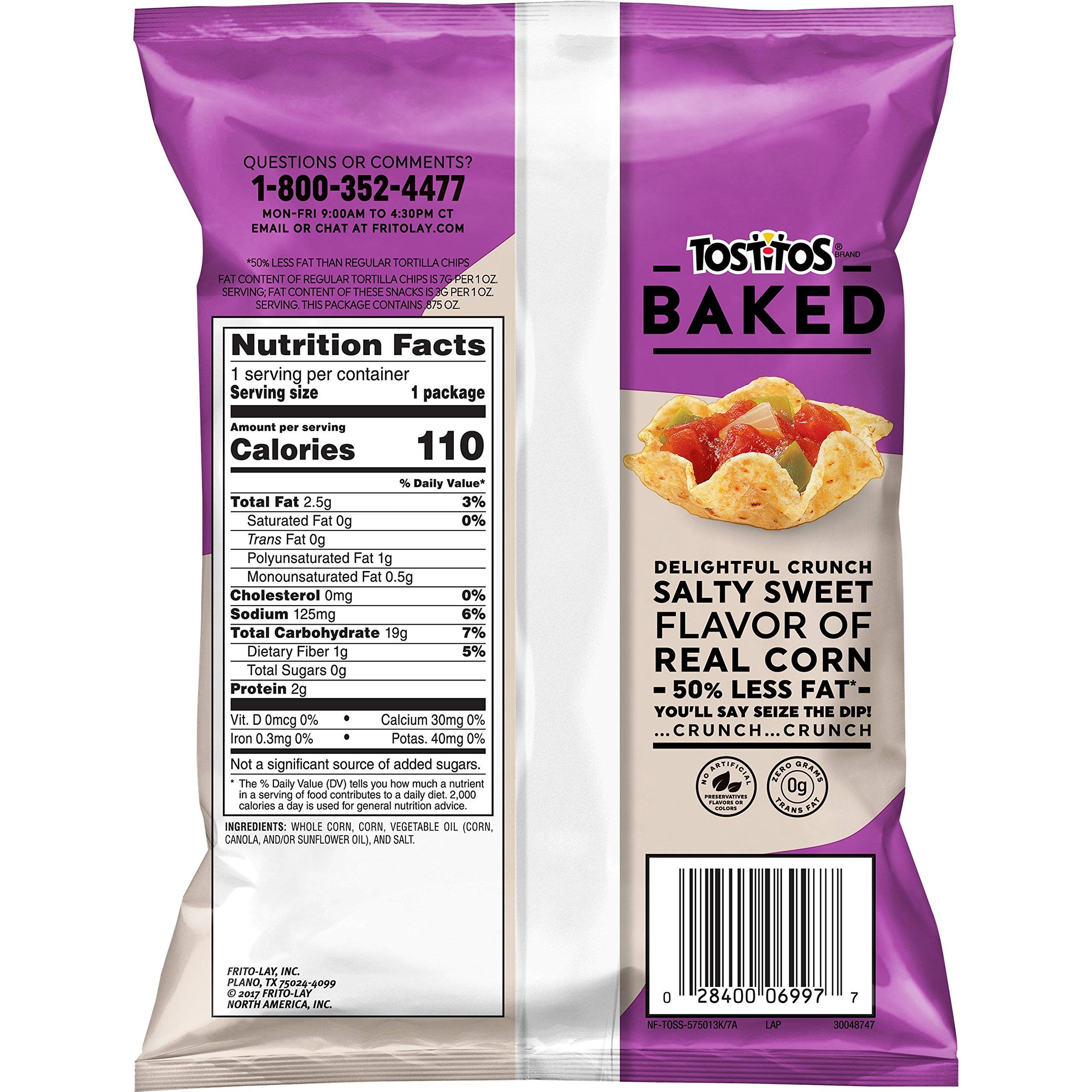 Tostitos, Oven Baked Scoops! Tortilla Chips, 0.875 Ounce (Pack of 72) 3