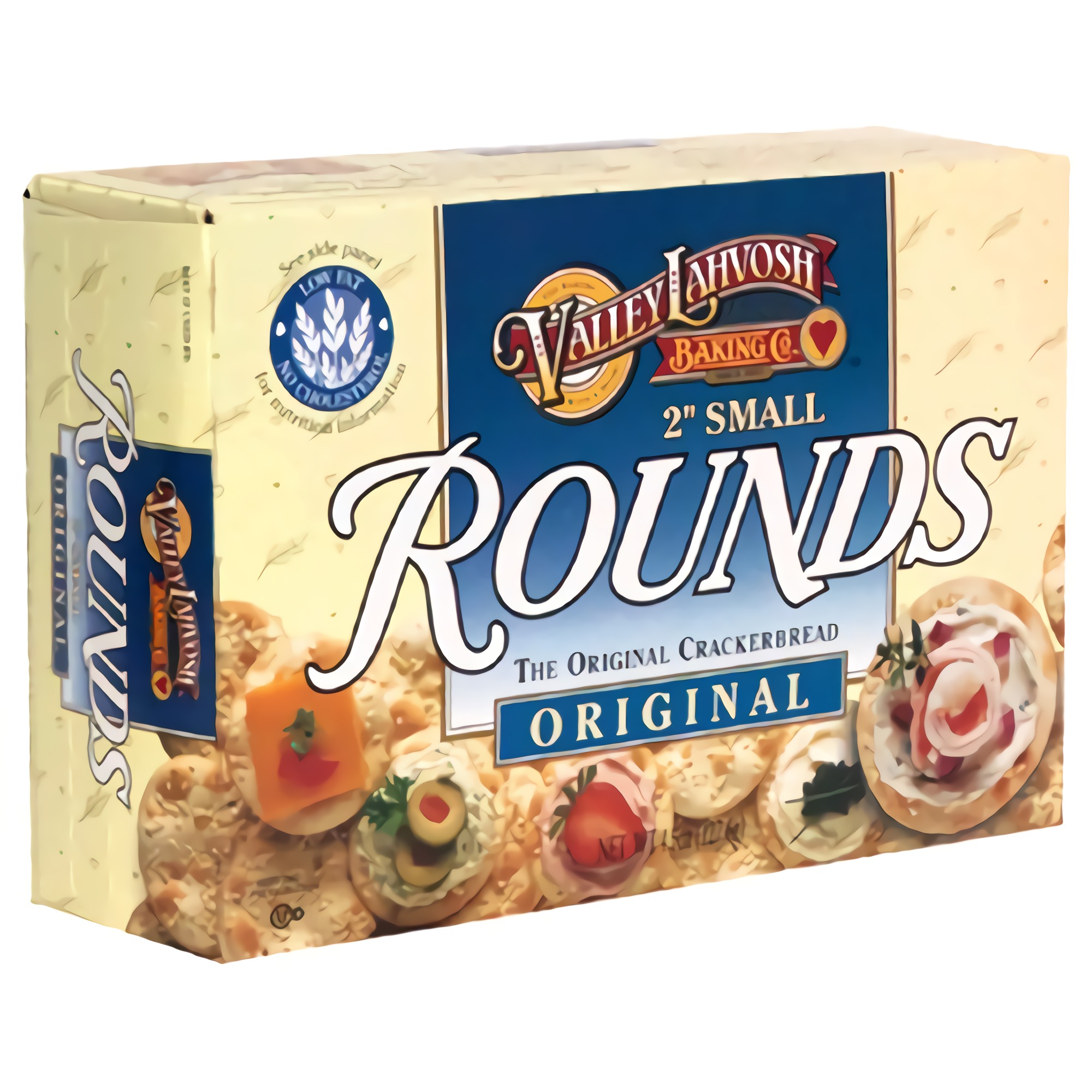 Valley Lahvosh Rounds Crackerbread, Original, 2-Inch Round, 4.5-Ounce Boxes (Pack of 12) 2