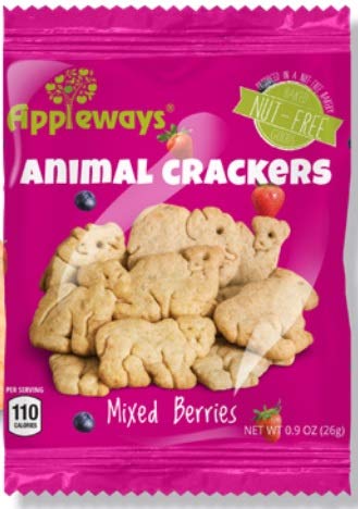 Appleways Mixed Berry Animal Crackers .9 oz. (108 count) 3