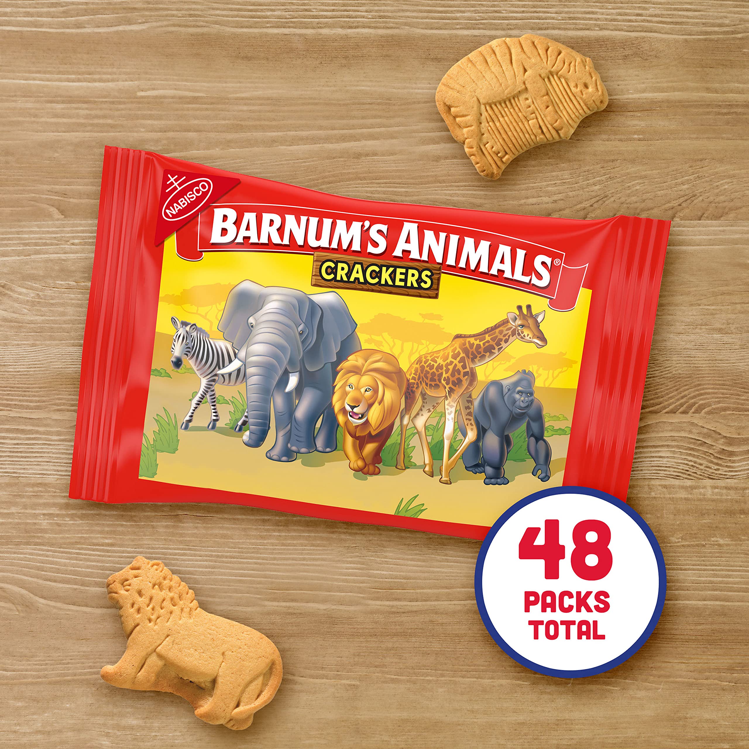 Barnum's Original Animal Crackers, 48 Snack Packs (4 Boxes) 4