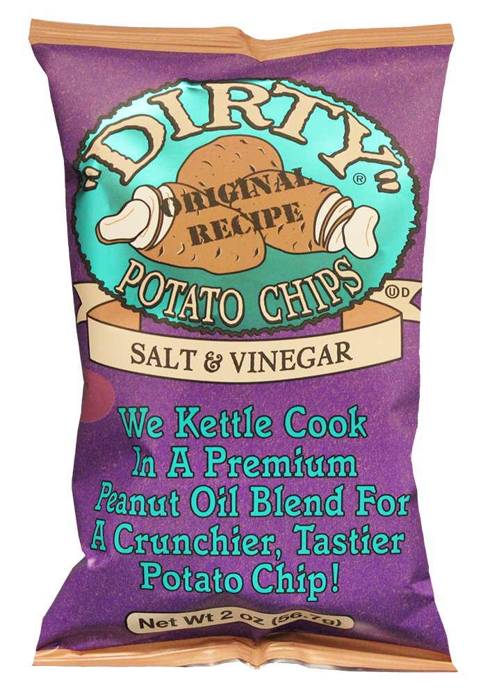 Dirty Chips Salt and Vinegar 25 2 Ounce Bags 2