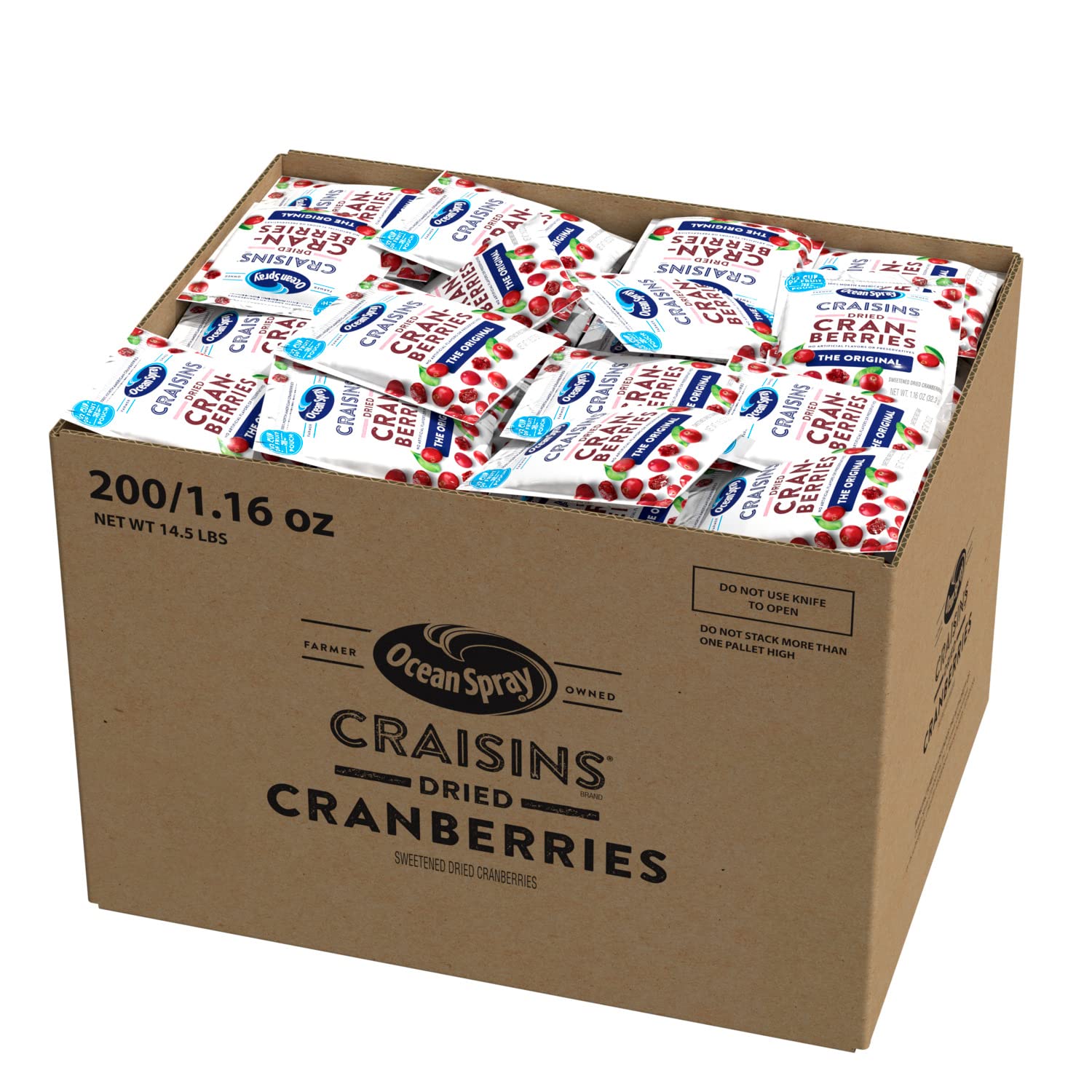 Ocean Spray Craisins Dried Cranberries, Original, 1.16 Ounce (Pack of 200) 3