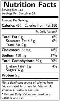 Otis Spunkmeyer Lemon Loaf Cake with Icing, 4 Ounce - 24 per case. 3