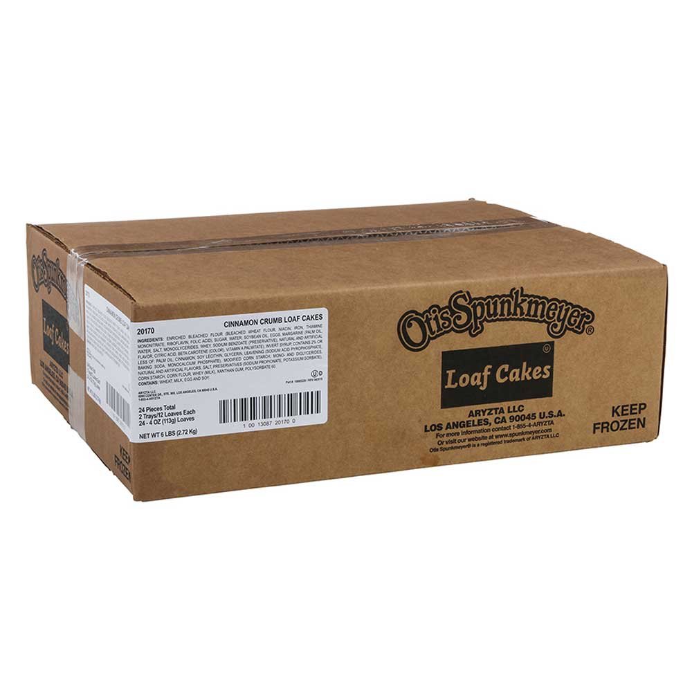 Otis Spunkmeyer Individually Wrapped Cinnamon Cake Crumb Loaf, 4 Ounce -- 24 per case. 3