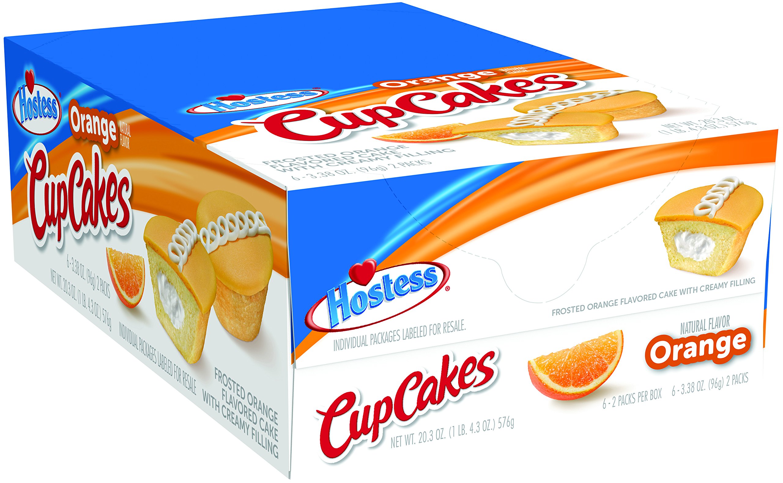 Hostess Cupcakes, Orange, 3.38 Ounce (6 Count) 2