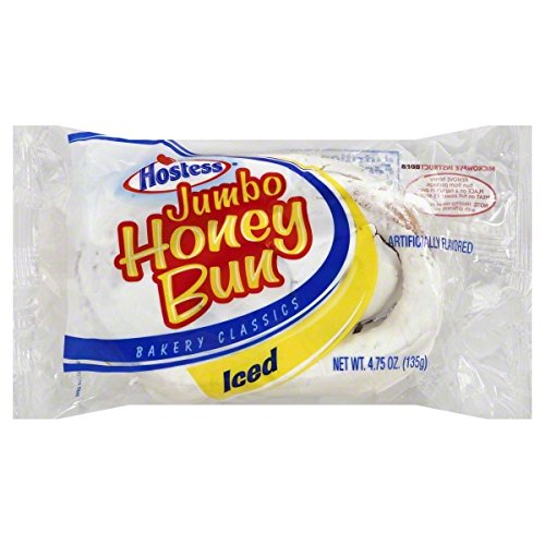 Hostess Honeybun, Jumbo Iced, 2 Count Box of 6 2