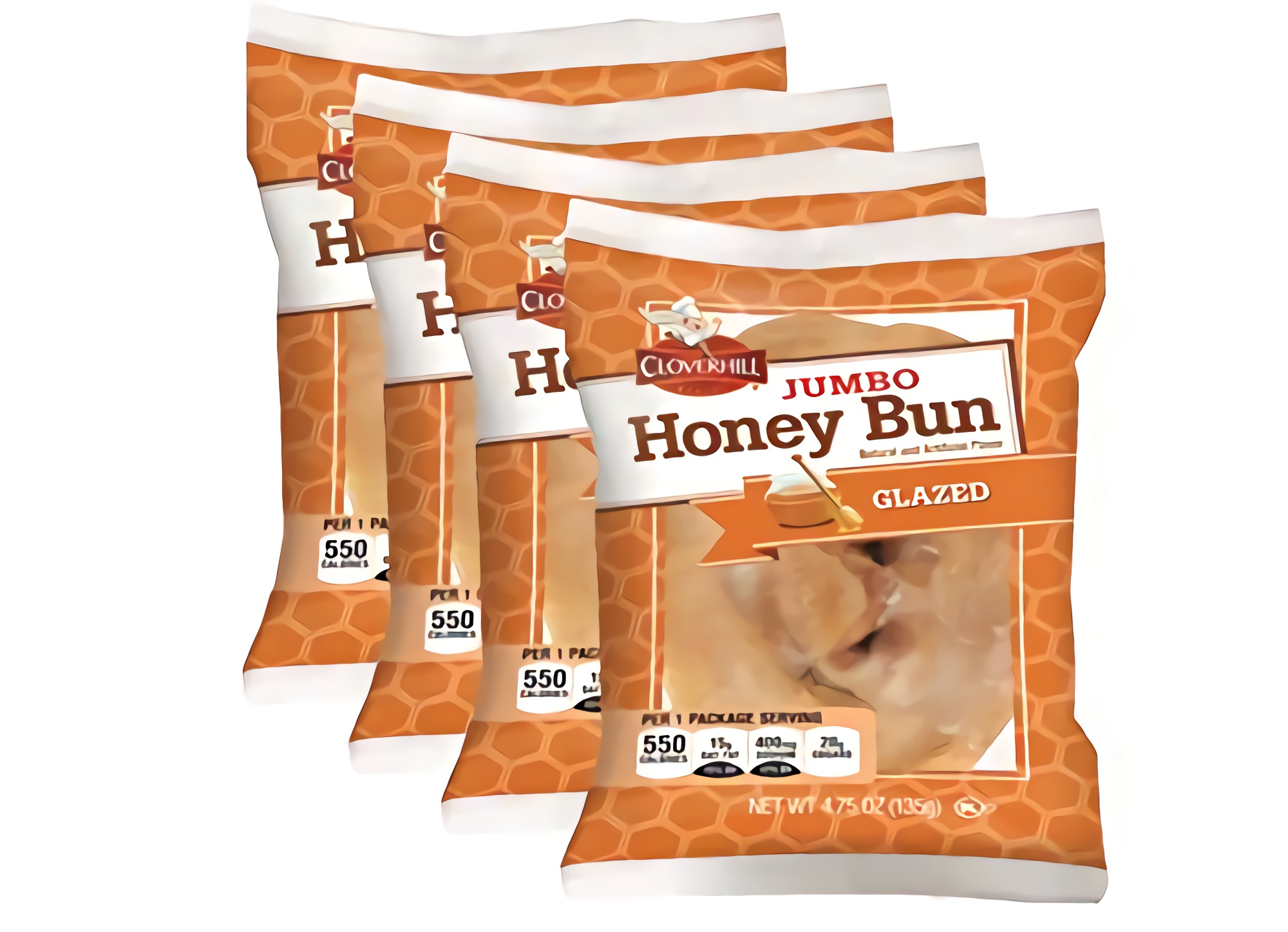 Cloverhill Bakery Ultimate Danish and Honey Bun Variety Pack Includes 16 Honey Buns Total 4