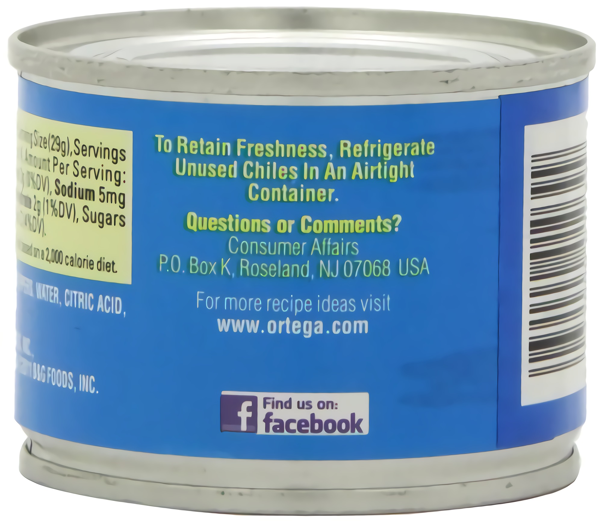 Ortega Diced Jalapenos, 4-Ounce Cans (Pack of 4) 5