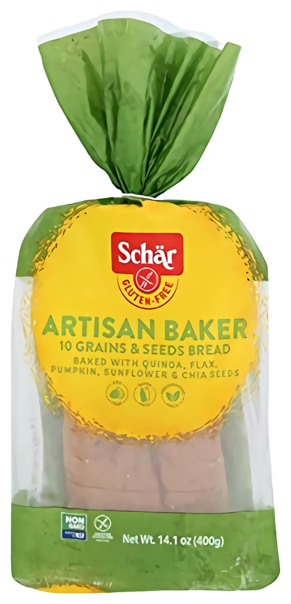 Schar Gluten Free Artisan Baker 10 Grain & Seeds Bread, 6 Count 2