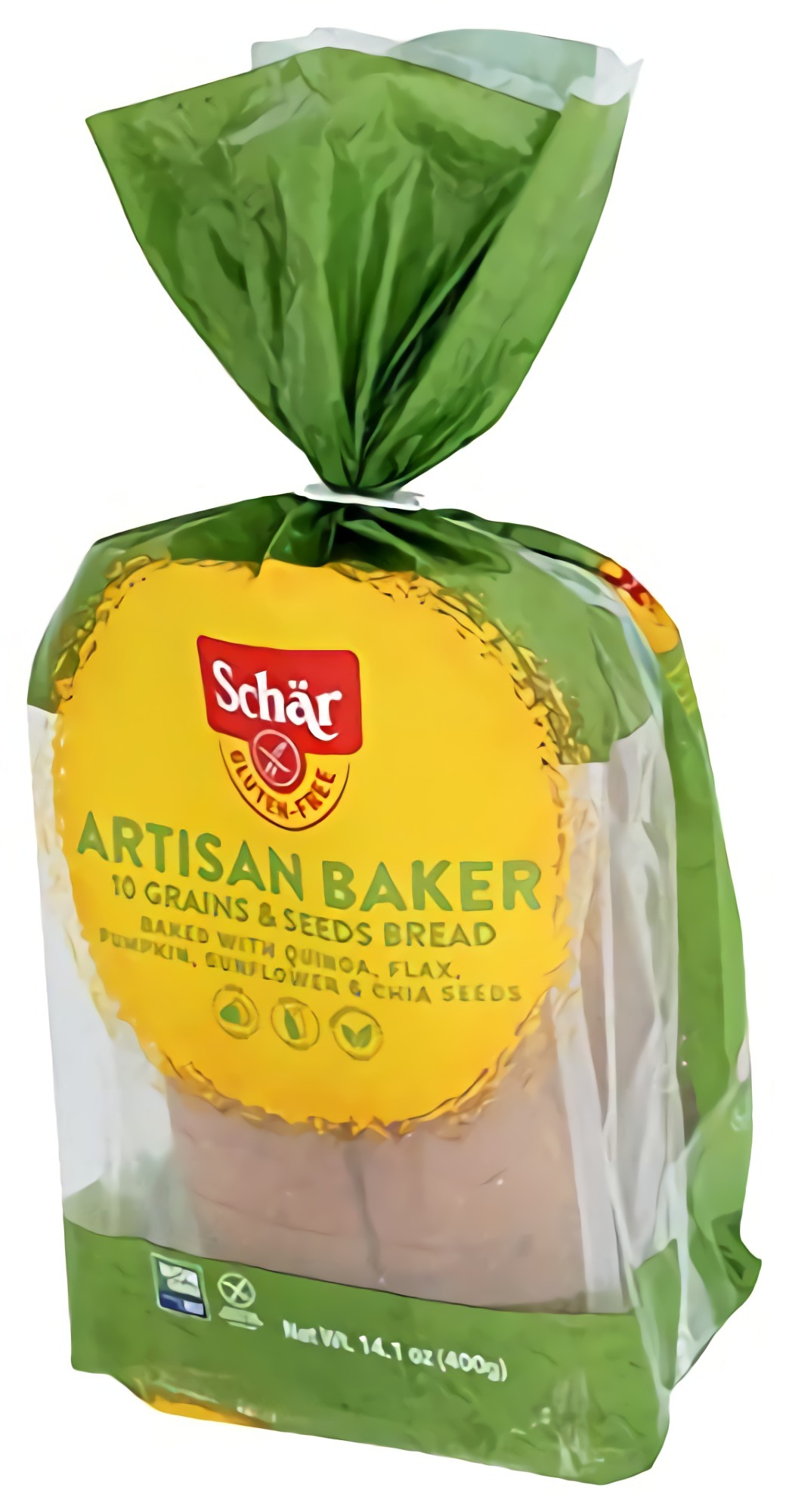 Schar Gluten Free Artisan Baker 10 Grain & Seeds Bread, 6 Count 5