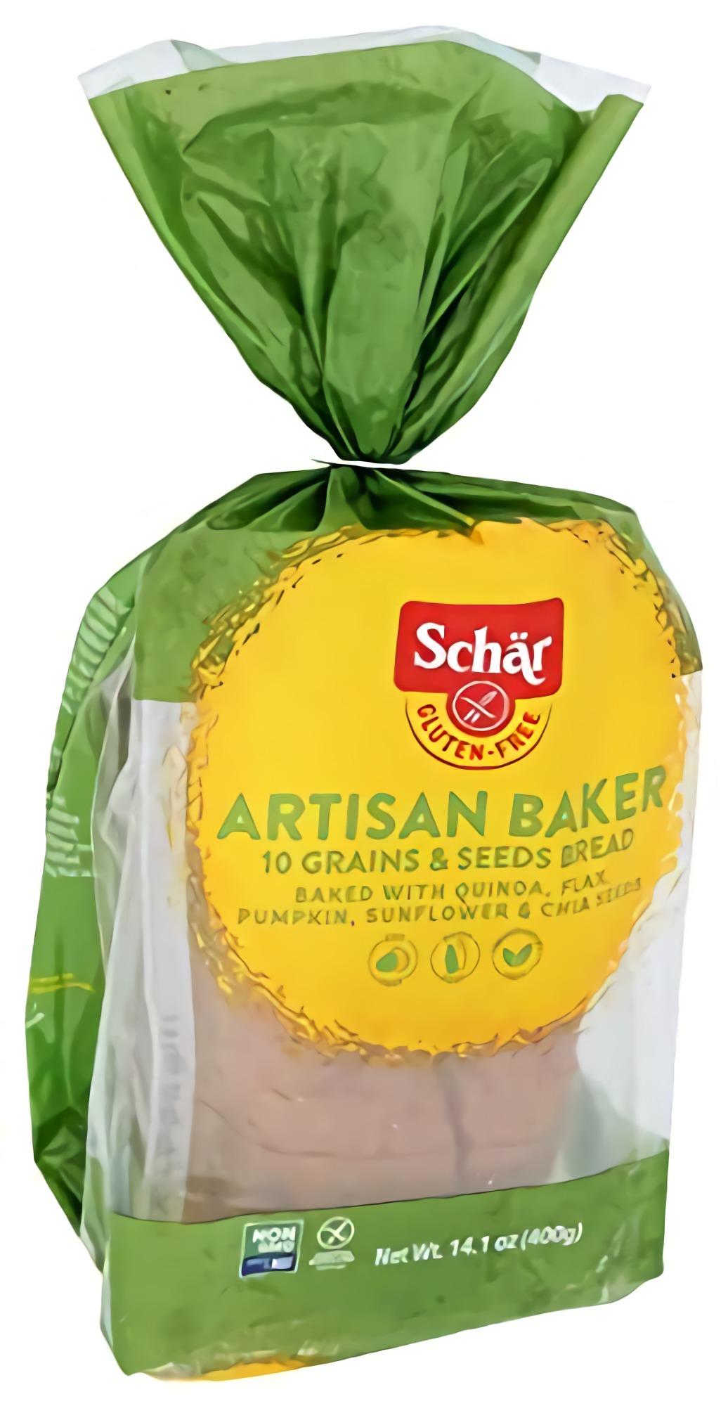 Schar Gluten Free Artisan Baker 10 Grain & Seeds Bread, 6 Count 6