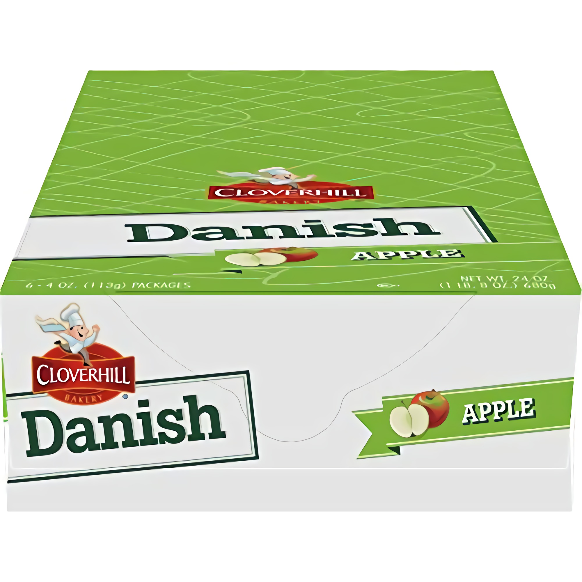 Cloverhill Round Cinnamon Apple Danish, Individually Packaged, Pack of 12 4
