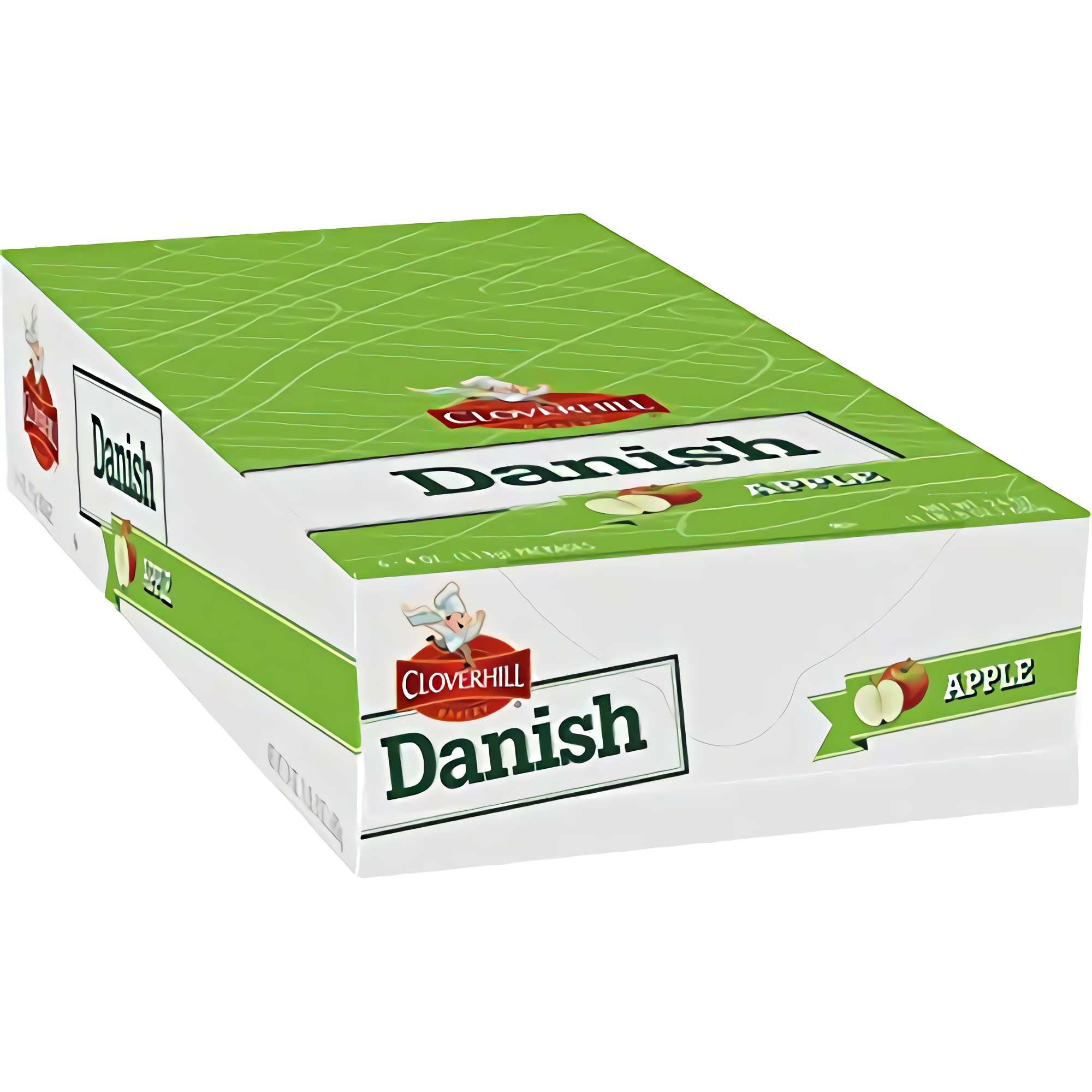 Cloverhill Round Cinnamon Apple Danish, Individually Packaged, Pack of 12 5
