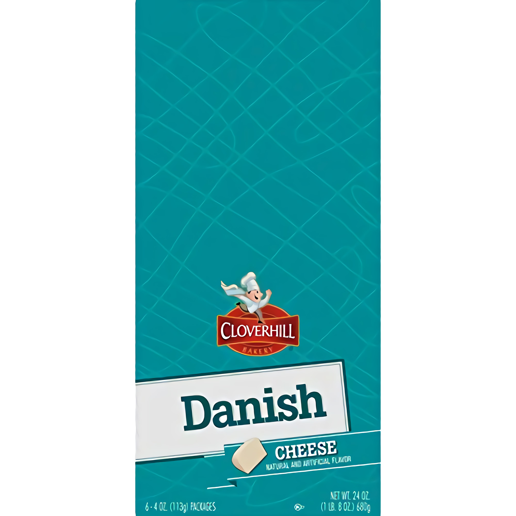 Cloverhill Round Cheese Danish Value Pack, Individually Packaged, Pack of 12 2