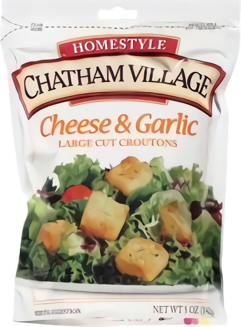 Chatham Village Large Cut Cheese & Garlic Croutons 5 oz. (qty. 6) 2