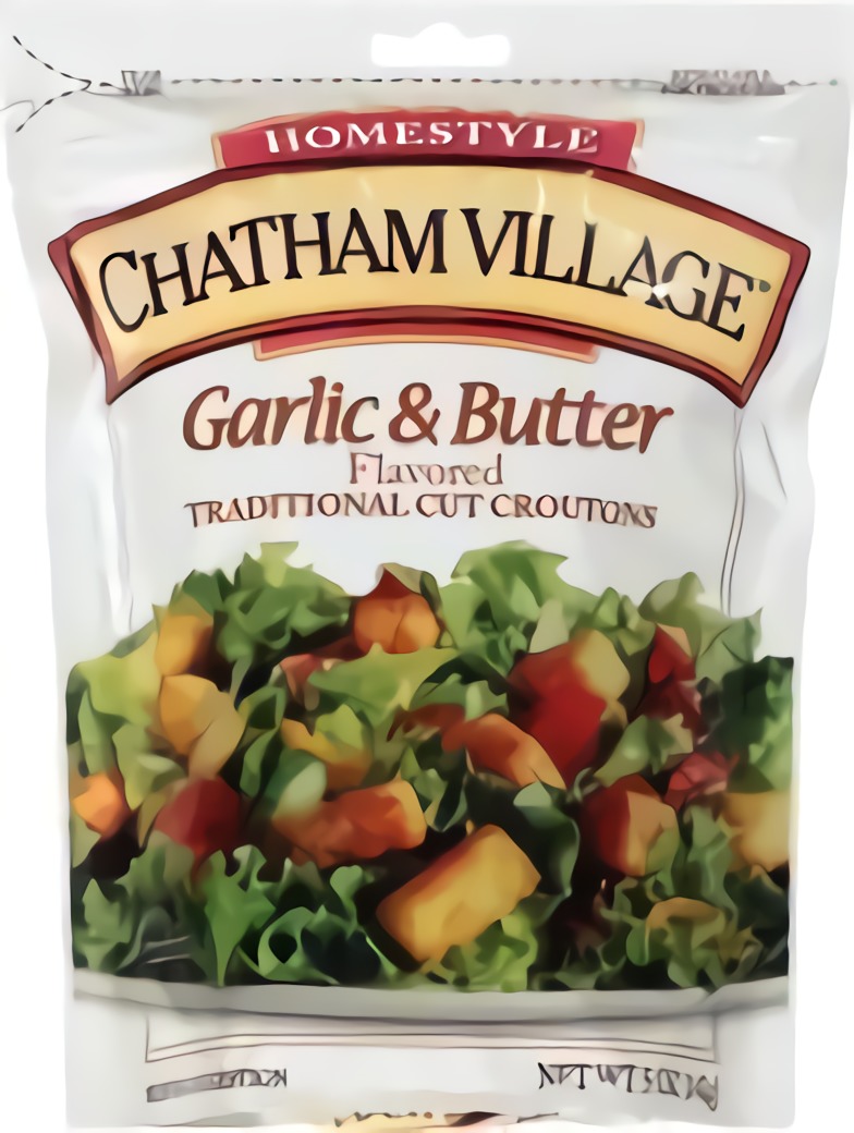 Chatham Village Garlic & Butter Croutons 5 oz. (qty. 6)