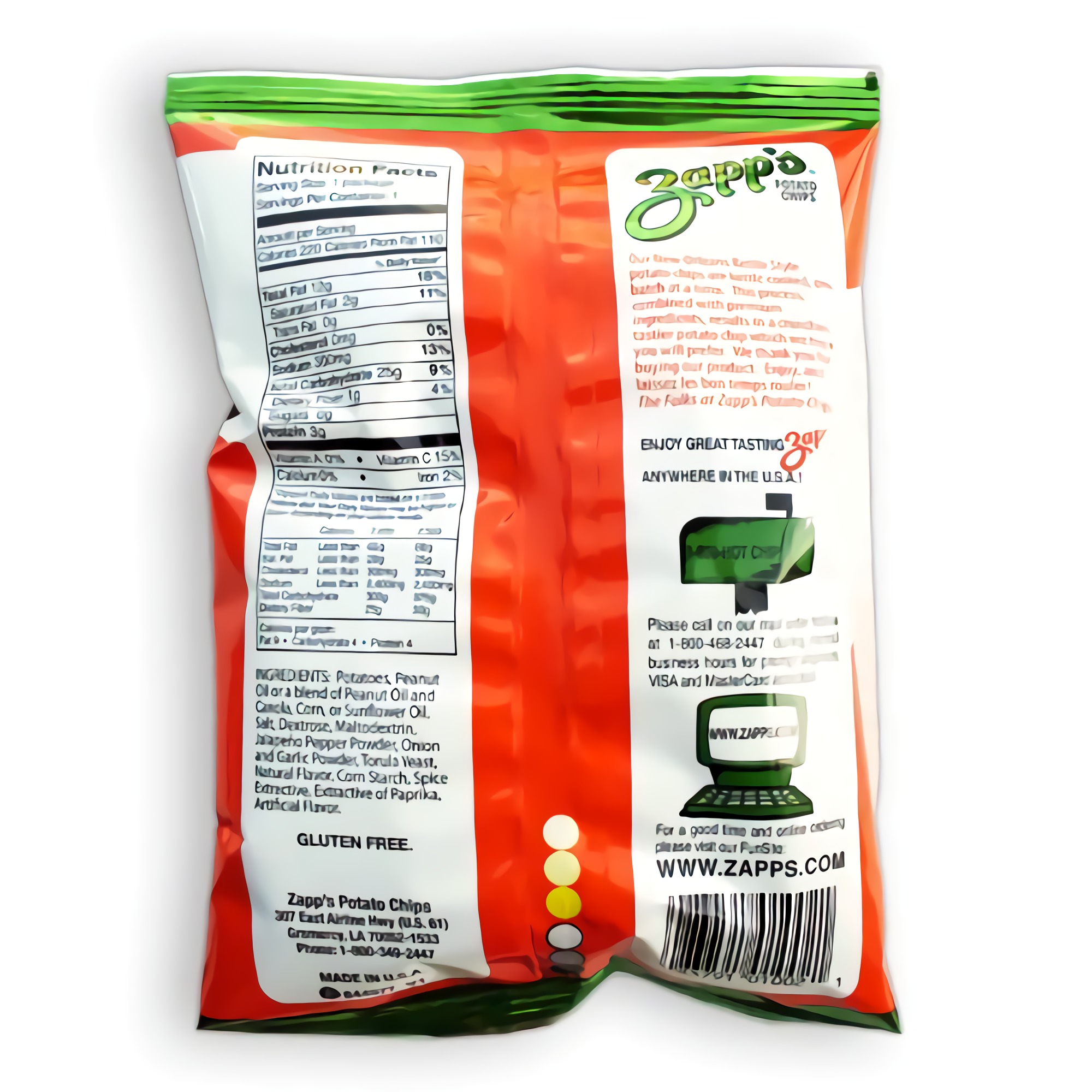 Zapp's Potato Chips - 1.5oz Bag (Hotter 'n Hot Jalapeno) 60-pack 3