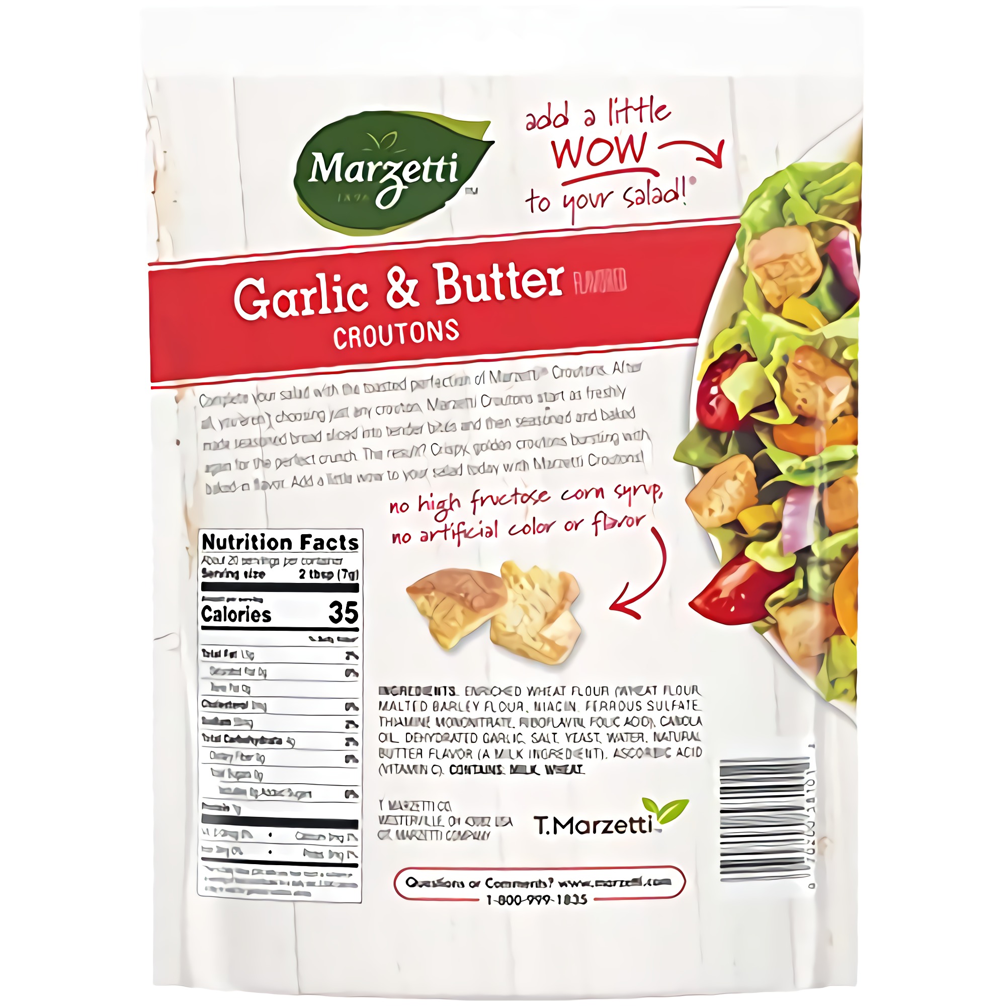 Marzetti Baked Croutons Garlic and Butter 5 oz (Pack of 6) 3