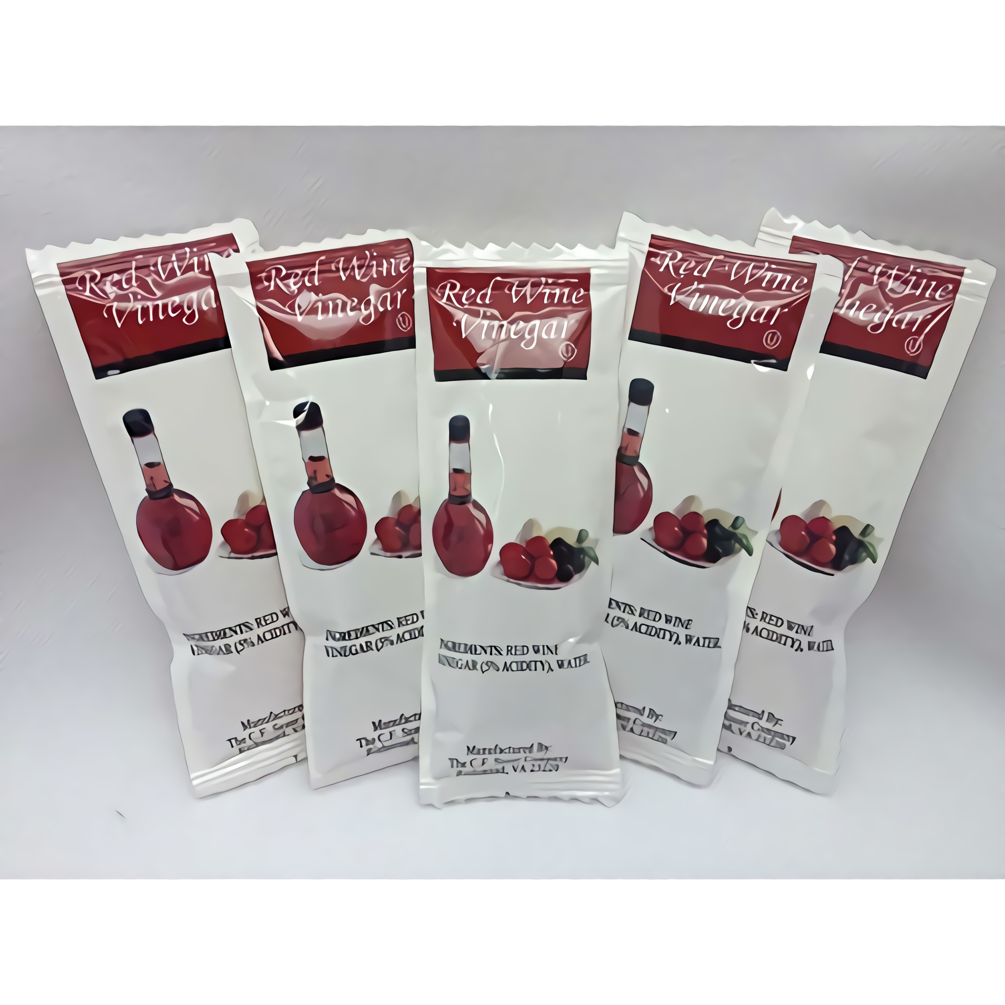 Sauer Red Wine Vinegar Portion Control Packets | 200 Count