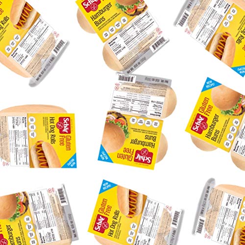 Schar Gluten Free Hot Dog and Hamburger Bun Combo | 8 Total Buns 6