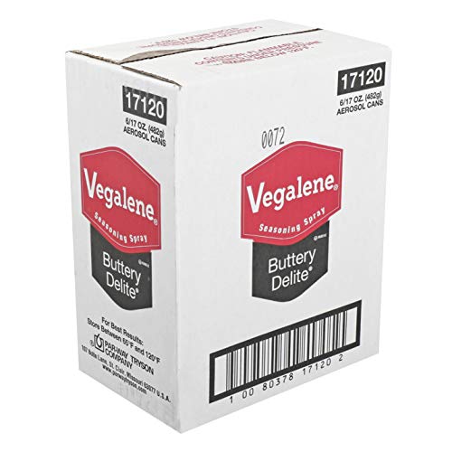 Vegalene Buttery Delite Seasoning Spray, 17oz Aerosol, 6-Pack 3