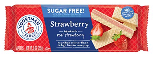 Voortman Bakery Sugar Free Wafers Variety Pack | Chocolate, Strawberry, Vanilla | 3 Pack 3